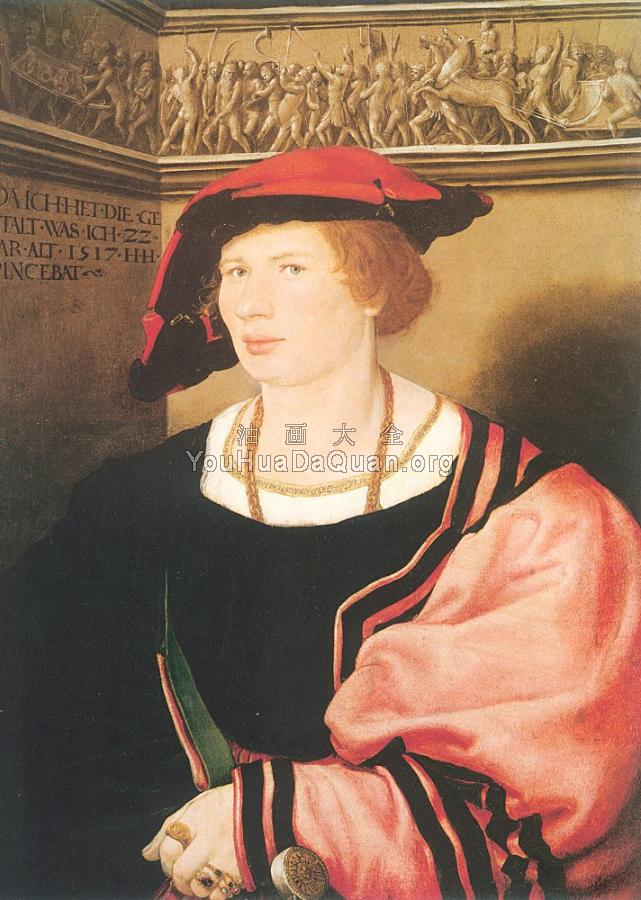 Portrait of Benedikt von Hertenstein - 小汉斯·荷尔拜因